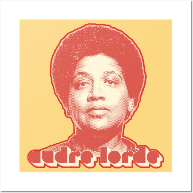 Audre Lorde / Vintage Style Fan Art Design Wall Art by DankFutura